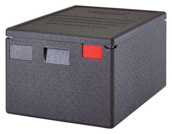 CAMBRO Termokonteineris Cam GoBox, įkraunamas iš viršaus, 600x400 mm, 80L, Juodas, 690x490x(H)370mm EPP4060T300110 | E-gastro