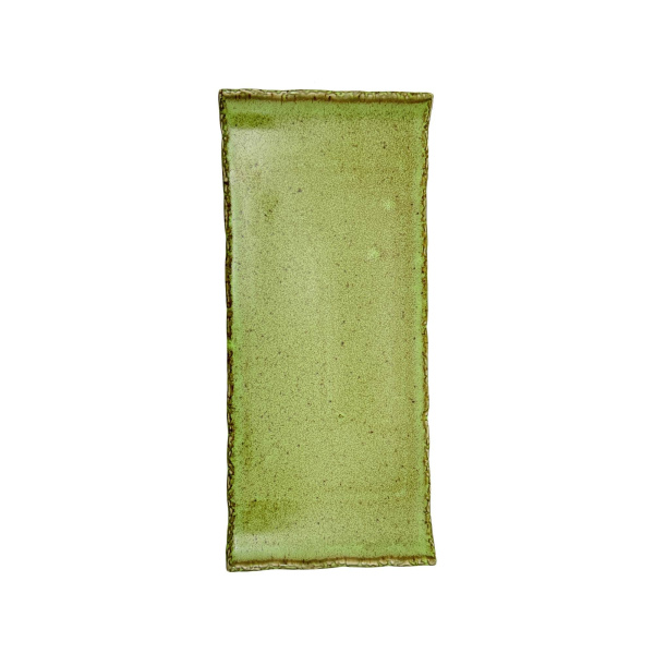 FINE DINE Stačiakampė lėkštė Edenic, žalia, 260x115 mm, 3 vnt. 767689 | E-gastro