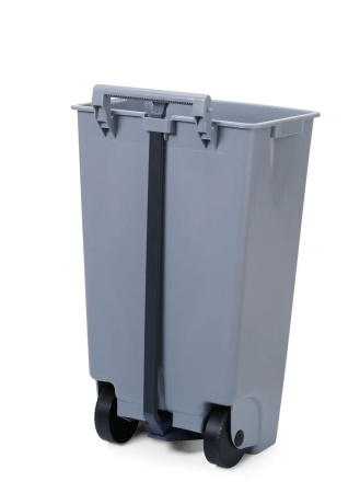 HENDI Šiukšliadėžė, 120L, Šviesiai pilka, 510x425x(H)875mm 873458 | E-gastro