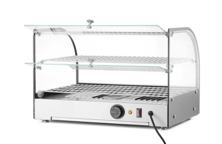 HENDI Stalinė šildymo vitrina, 2-ų lygių, 554x376x(H)432 273999 | E-gastro