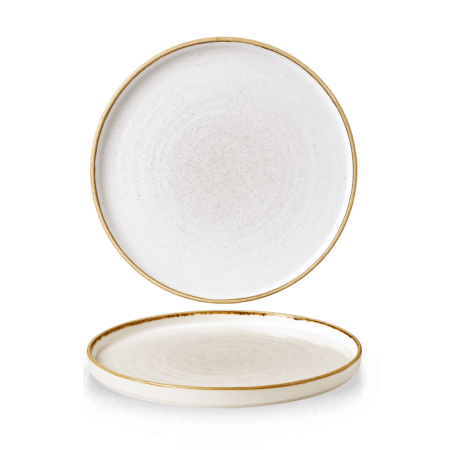 FINE DINE Lėkštė aukštu krašteliu Barley, kreminė, ø210 mm, 6 vnt. SWHSWP211 | E-gastro