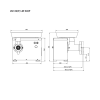 KONETEOLLISUUS Mėsmalė LM-82/P, 300kg/val., 400V/1,5kW ELMP08200  | E-gastro