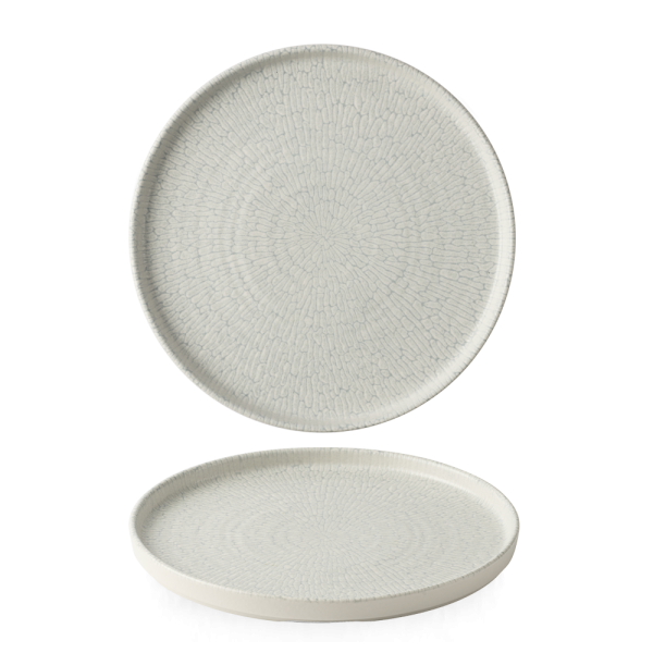 FINE DINE Lėkštė aukštu krašteliu Delta Grey, melsva, ø 260 mm, 6 vnt. DELGWP261 | E-gastro