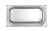 HENDI Konteineris GN 1/3, Kitchen Line, 7,8L, nerūdijantis plienas, 325x176x(H)200 mm 806456 | E-gastro