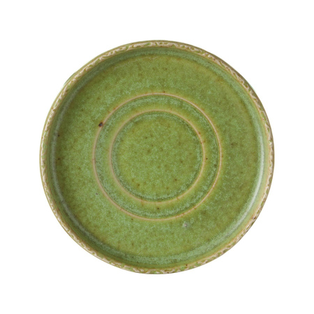 FINE DINE Lėkštė aukštu krašteliu Edenic, žalia, ø140 mm, 3 vnt. 767955 | E-gastro
