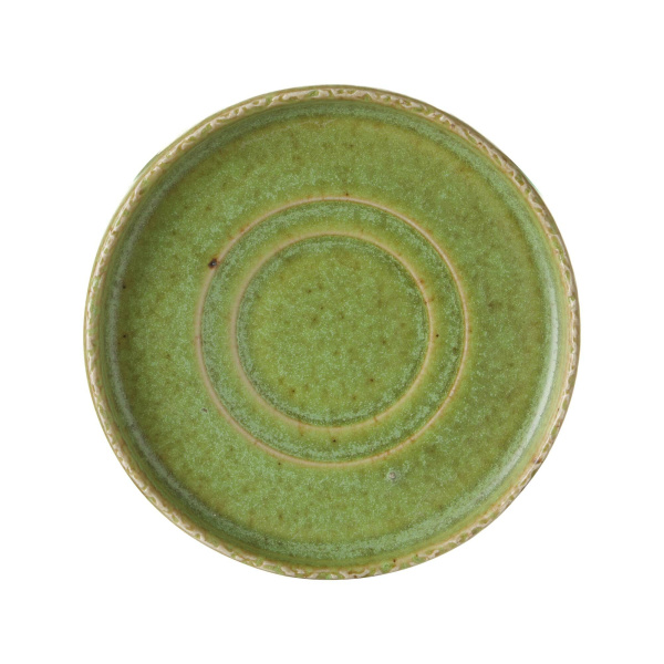 FINE DINE Lėkštė aukštu krašteliu Edenic, žalia, ø140 mm, 3 vnt. 767955 | E-gastro