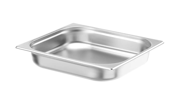 HENDI Konteineris GN 2/3, Budget Line, 5.5L, nerūdijantis plienas, 354x325x(H)65mm 800225 | E-gastro
