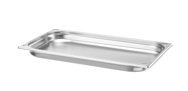 HENDI Konteineris GN 1/1, Kitchen Line, 5L, nerūdijantis plienas, 530x325x(H)40 mm 806111 | E-gastro