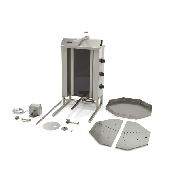 MAXIMA Kebabo grilis, 3 elektriniai degikliai, iki 30 kg mėsos