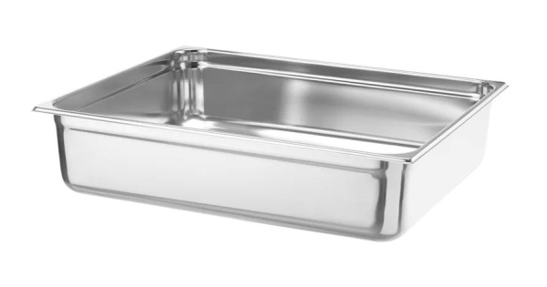 HENDI Konteineris GN 2/1, Profi Line, 43L, nerūdijantis plienas, 650x530x(H)150 mm 801116 | E-gastro