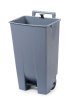 HENDI Šiukšliadėžė, 120L, Šviesiai pilka, 510x425x(H)875mm 873458 | E-gastro