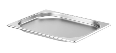 HENDI Konteineris GN 1/2, Budget Line, 1L, nerūdijantis plienas, 325x265x(H)20 mm 800300 | E-gastro