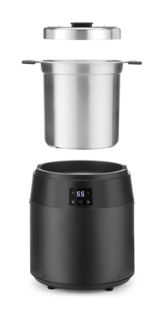 HENDI Sriubos marmitas be vandens, 10L, Juodas, Ø330x(H)398mm 860564 | E-gastro