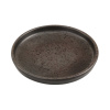 FINE DINE Lėkštė aukštu krašteliu Ironstone, juoda, ø300 mm, 6 vnt. 04SWA000017 | E-gastro