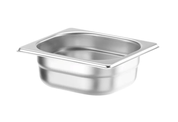 HENDI Konteineris GN 1/6, Profi Line, 1 L, nerūdijančio plieno, 176x162x(H)65 mm 801734 | E-gastro