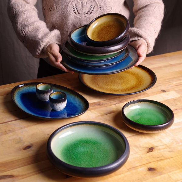 FINE DINE Dubuo Lazur, mėlynas, ø225 mm, 2 vnt. 772843 | E-gastro
