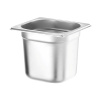HENDI Konteineris GN 1/6, Budget Line, 2,4L, nerūdijantis plienas, 176x162x(H)150 mm 800645 | E-gastro