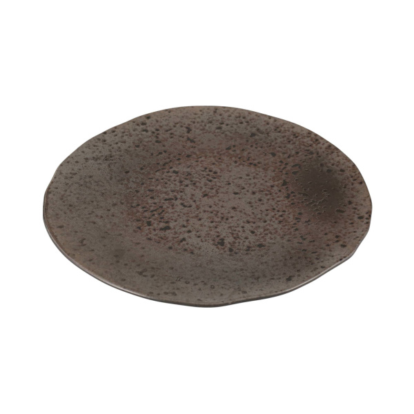 FINE DINE Lėkštė Ironstone, juoda, ø300 mm, 6 vnt. 04SWA000033 | E-gastro