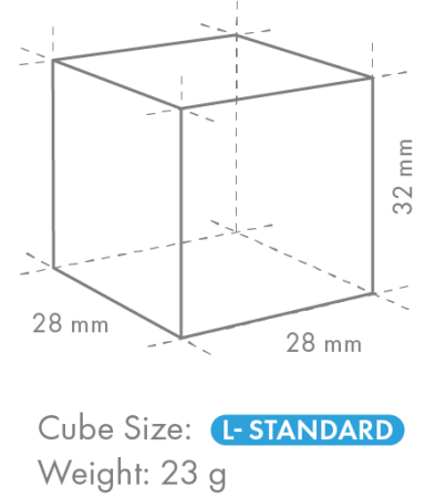 HOSHIZAKI Ledo generatorius IM-30CWPE, dideli kubeliai 23 gr, vandens aušinimas 32 kg/24 val. IM-30CWPE | E-gastro