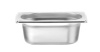 HENDI Konteineris GN 1/9, Budget Line, 0,6L, nerūdijantis plienas, 176x108x(H)65 mm 800720 | E-gastro