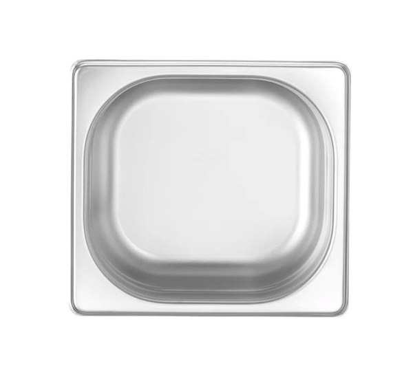 HENDI Konteineris GN 1/6, Profi Line, 1 L, nerūdijančio plieno, 176x162x(H)65 mm 801734 | E-gastro