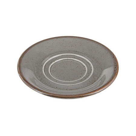 FINE DINE Kavos puodelio lėkštė Stone, tamsiai pilka, ø160 mm, 6 vnt. 04ALM002445 | E-gastro
