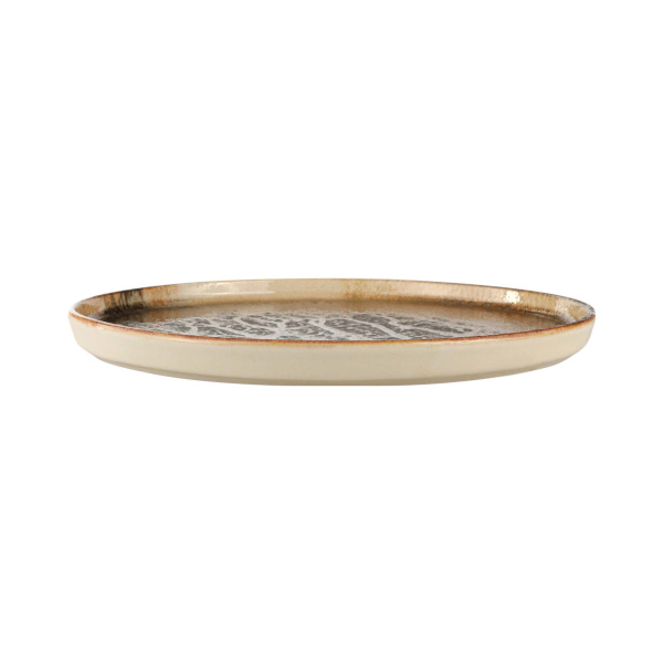 FINE DINE Lėkštė aukštu krašteliu Genesis, ruda, ø210 mm, 6 vnt. 04SWA000096 | E-gastro