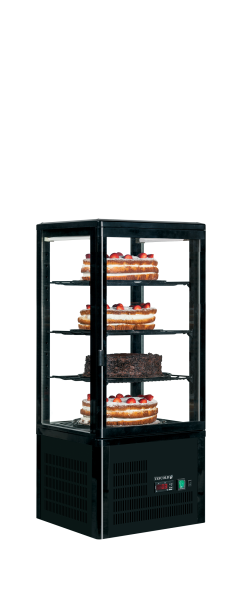 TEFCOLD Šaldoma vitrina UPD80 BLACK 16064 | E-gastro