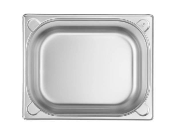 HENDI Konteineris GN 1/2, Kitchen Line, 9,5L, nerūdijantis plienas, 325x265x(H)150 mm 806340 | E-gastro