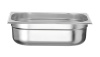 HENDI Konteineris GN 1/2, Budget Line, 6,5L, nerūdijantis plienas, 325x265x(H)100mm 800331 | E-gastro