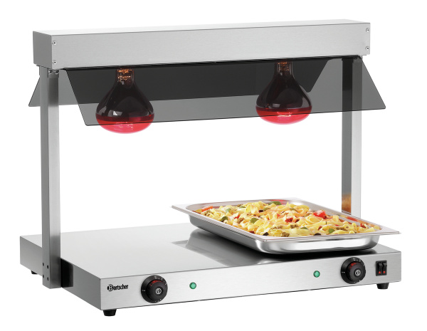  BARTSHER Infraraudonųjų spindulių maisto šildytuvas I2WL801, 735 mm, 230V/0,8kW 114302 | E-gastro