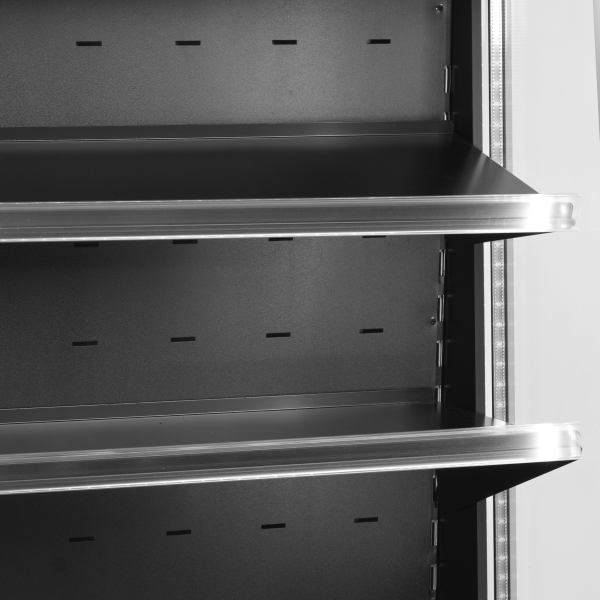TEFCOLD Žemo profilio atvira vitrina ODC90 BLACK 31494 | E-gastro