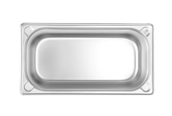 HENDI Konteineris GN 1/3, Kitchen Line, 5.7 L, nerūdijančio plieno, 325x176x(H)150 mm 806449 | E-gastro