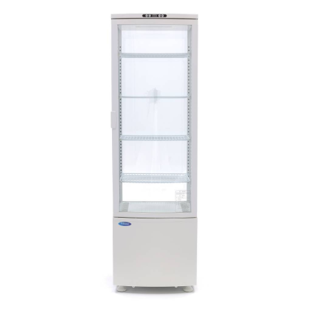 MAXIMA Vitrininis šaldytuvas 235 L 52 cm baltas 09400815 | E-gastro