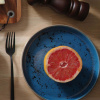 FINE DINE Lėkštė aukštu krašteliu Iris, mėlyna, ø210 mm, 6 vnt. 778333 | E-gastro