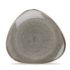 FINE DINE Trikampė lėkštė Peppercorn, pilka, ø311 mm, 6 vnt. SPGSTR121 | E-gastro