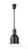 HENDI Cilindro formos reguliuojamo aukščio lempa patiekalams šildyti, Juodas, 230V/250W 273852 | E-gastro