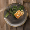 FINE DINE Lėkštė Peppercorn, pilka, ø217 mm, 6 vnt. SPGSEVP81 | E-gastro