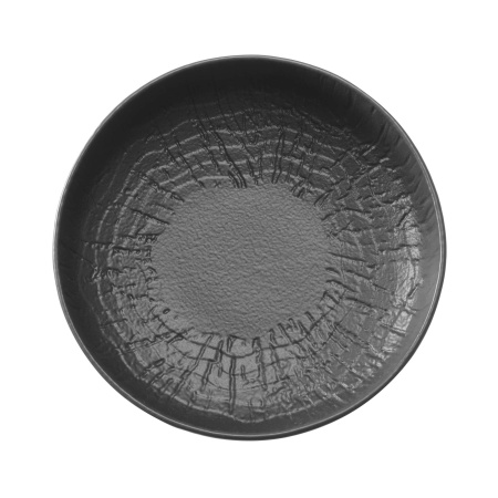 FINE DINE Gili lėkštė Crust, juoda, ø200 mm, 3 vnt. 779378 | E-gastro