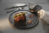 FINE DINE Serviravimo lėkštė Crust, juoda, 3 vnt. 779392 | E-gastro
