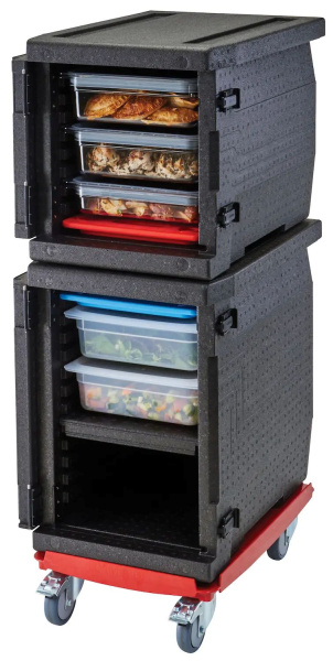 CAMBRO Termokonteineris Cam GoBox, pakrovimas iš priekio, GN 1/1, 86L, Juodas, 640x440x(H)625mm EPP400110 | E-gastro