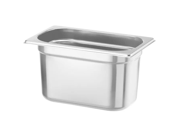 HENDI Konteineris GN 1/4, Profi Line, 4 L, nerūdijančio plieno, 265x162x(H)150 mm 801611 | E-gastro