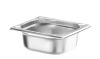 HENDI Konteineris GN 1/6, Kitchen Line, 1L, nerūdijantis plienas, 176x162x(H)65 mm 806623 | E-gastro