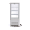 MAXIMA Vitrininis šaldytuvas 78 L 43 cm baltas 09400805 | E-gastro