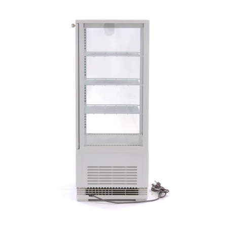 MAXIMA Vitrininis šaldytuvas 78 L 43 cm baltas 09400805 | E-gastro