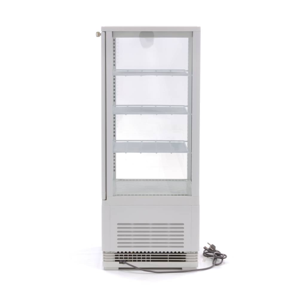 MAXIMA Vitrininis šaldytuvas 78 L 43 cm baltas 09400805 | E-gastro