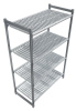 CAMBRO Stelažas Camshelving Basics Plus iš kompozitinės medžiagos su 4 vėdinamomis lentynomis, 915x540x(H)1830mm CBU213672V4 | E-gastro