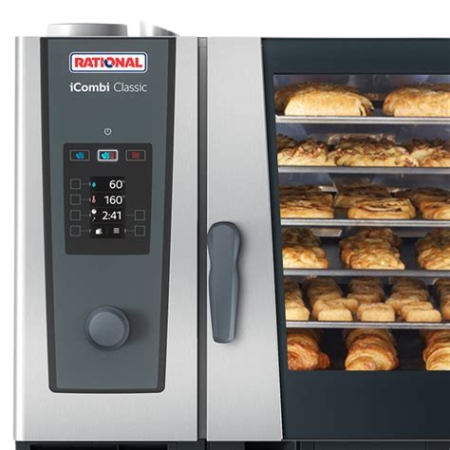 Rational iCombi Classic Konvekcinė krosnis 6 × 2/1 GN, Elektrinė