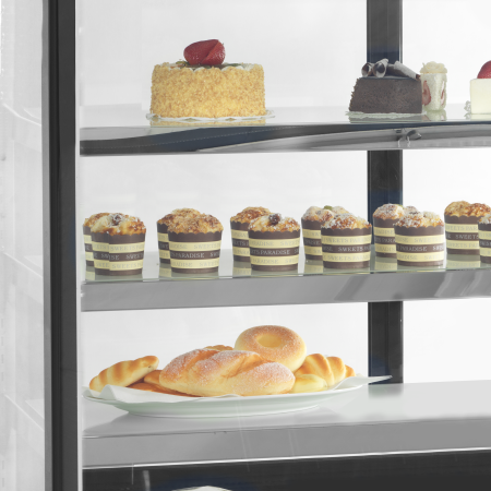 TEFCOLD Šaldoma vitrina LPD1500F BLACK