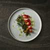FINE DINE Lėkštė aukštu krašteliu Delta Grey, melsva, ø 260 mm, 6 vnt. DELGWP261 | E-gastro